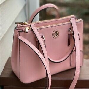 ✨Tory Burch✨ Robinson Mini Double Zip Leather Tote